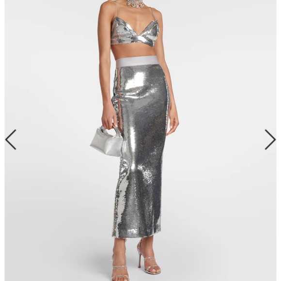 Sequin-embellished bra top - Picture 2 of 6